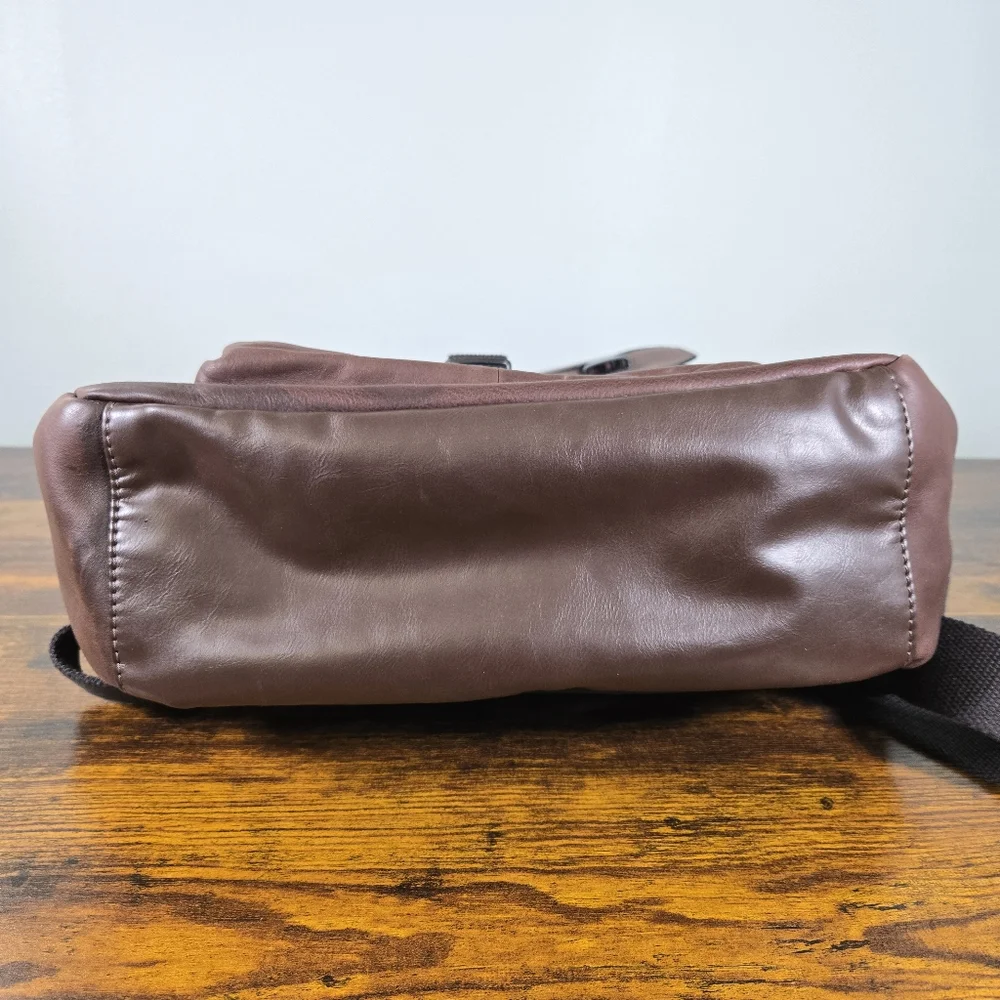Fossil Weston Brown Leather Backpack‎